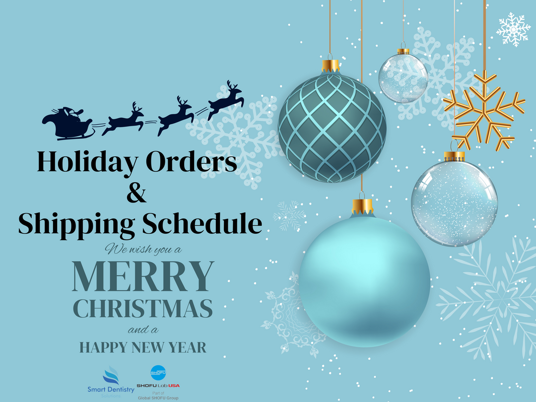 Important Notice: Holiday Orders & Shipping Schedule